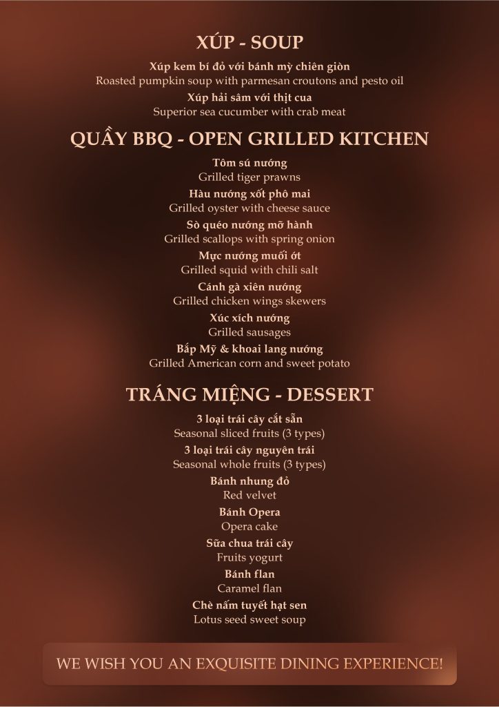 year end buffet Nha Trang